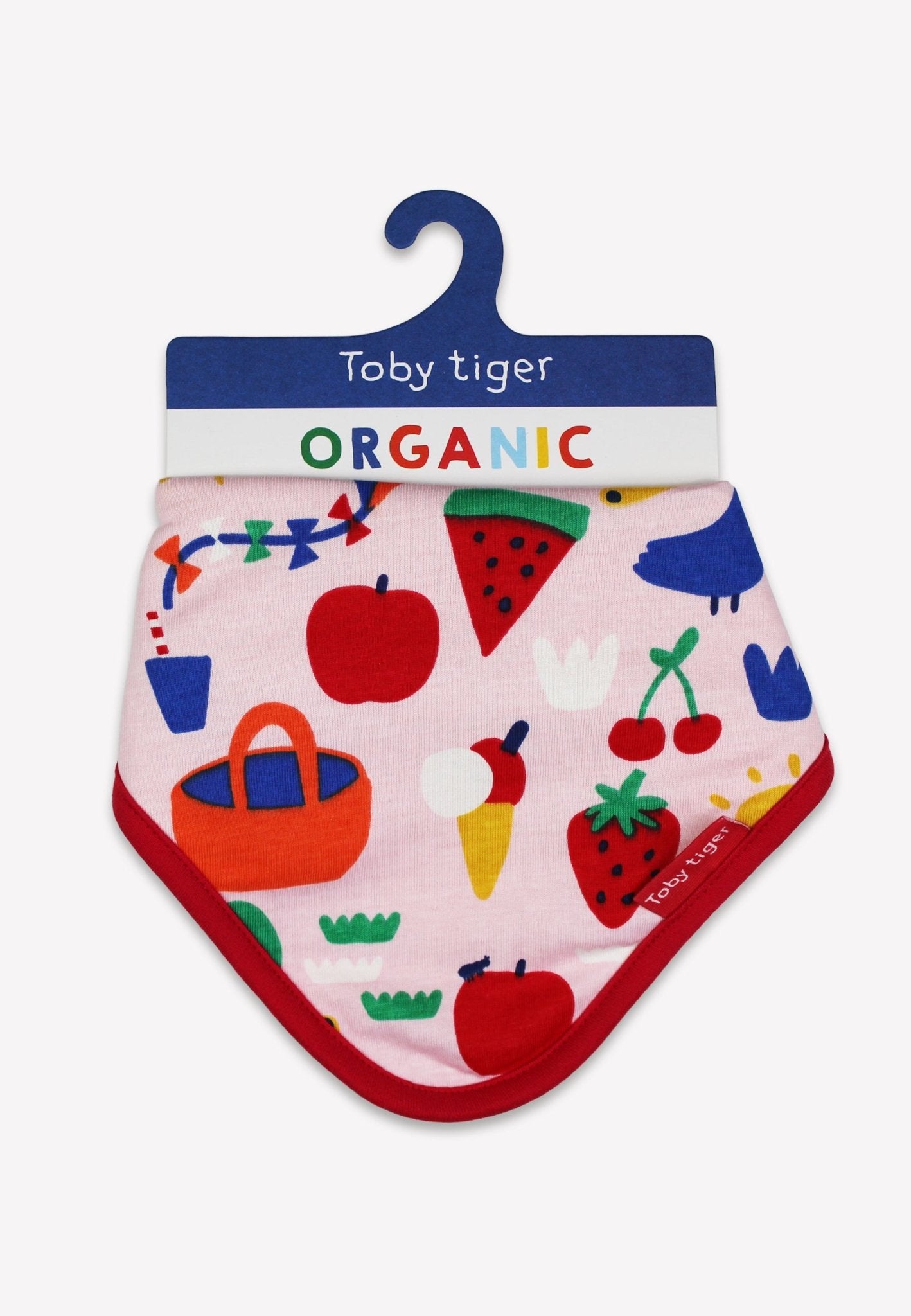 Bio - Baumwoll Baby Tuch mit Picknick - Druck - Toby Tiger GmbH
