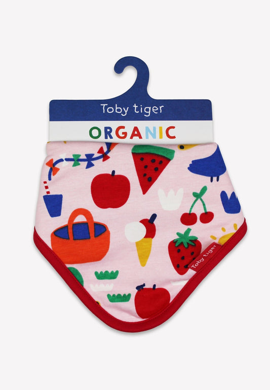 Bio - Baumwoll Baby Tuch mit Picknick - Druck - Toby Tiger GmbH