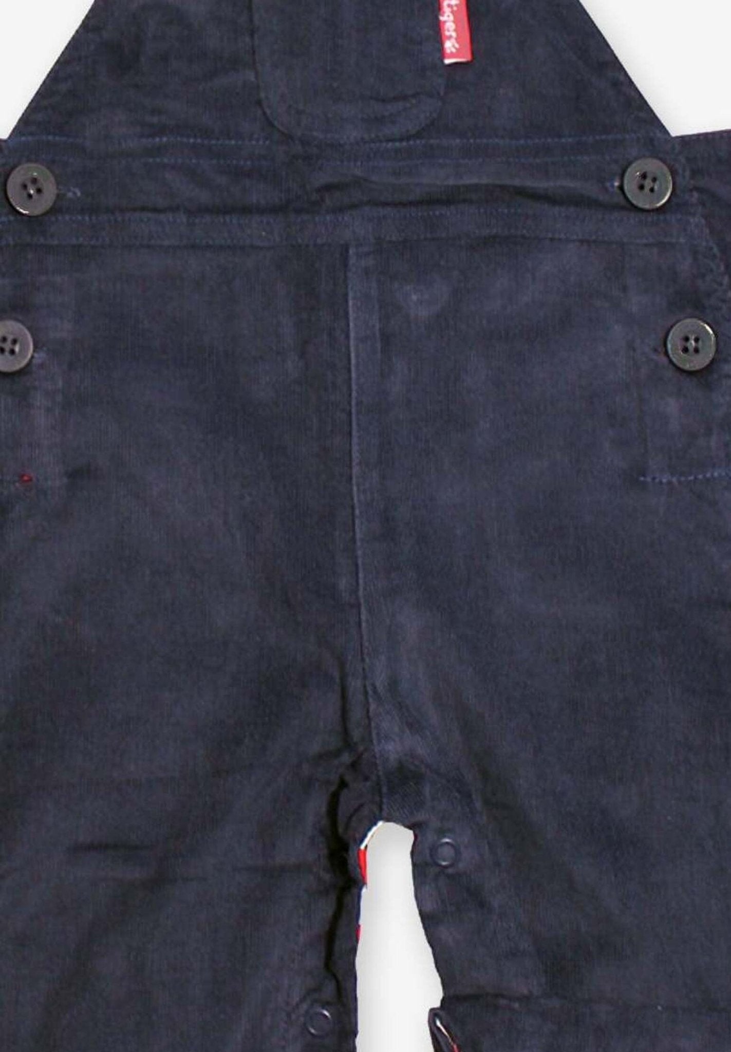 Bio Cord - Latzhose in Marineblau - Toby Tiger GmbH