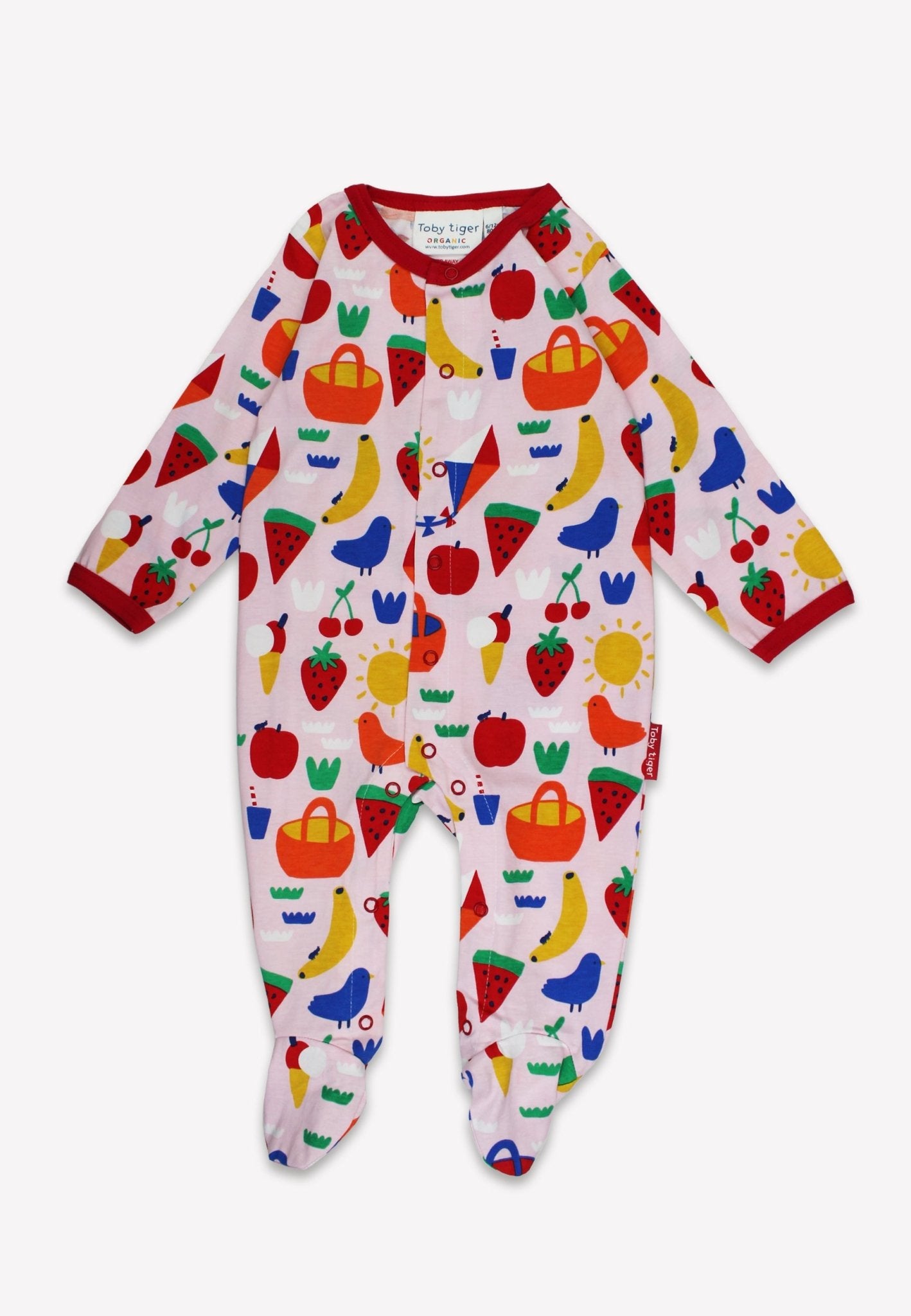 Bio - Baumwoll Baby Geschenkset Picknick - Druck - Toby Tiger GmbH
