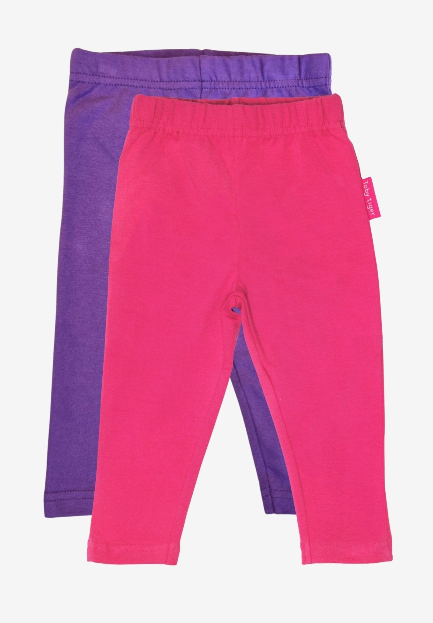 Kinder - Leggings - Set aus Bio - Baumwolle – Lila & Pink - Toby Tiger GmbH