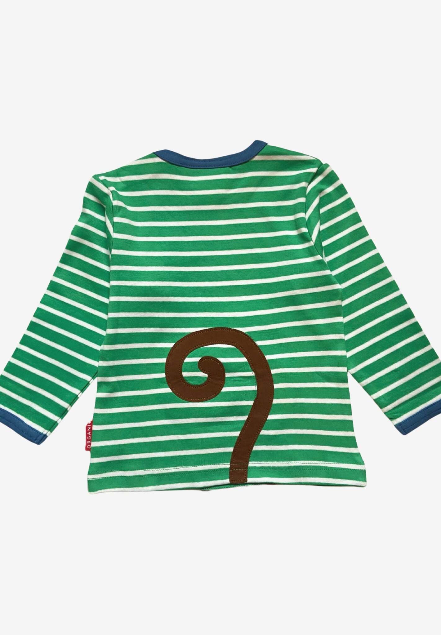 Bio Baumwoll - Langarmshirt mit "Affen" Applikationen - Toby Tiger GmbH