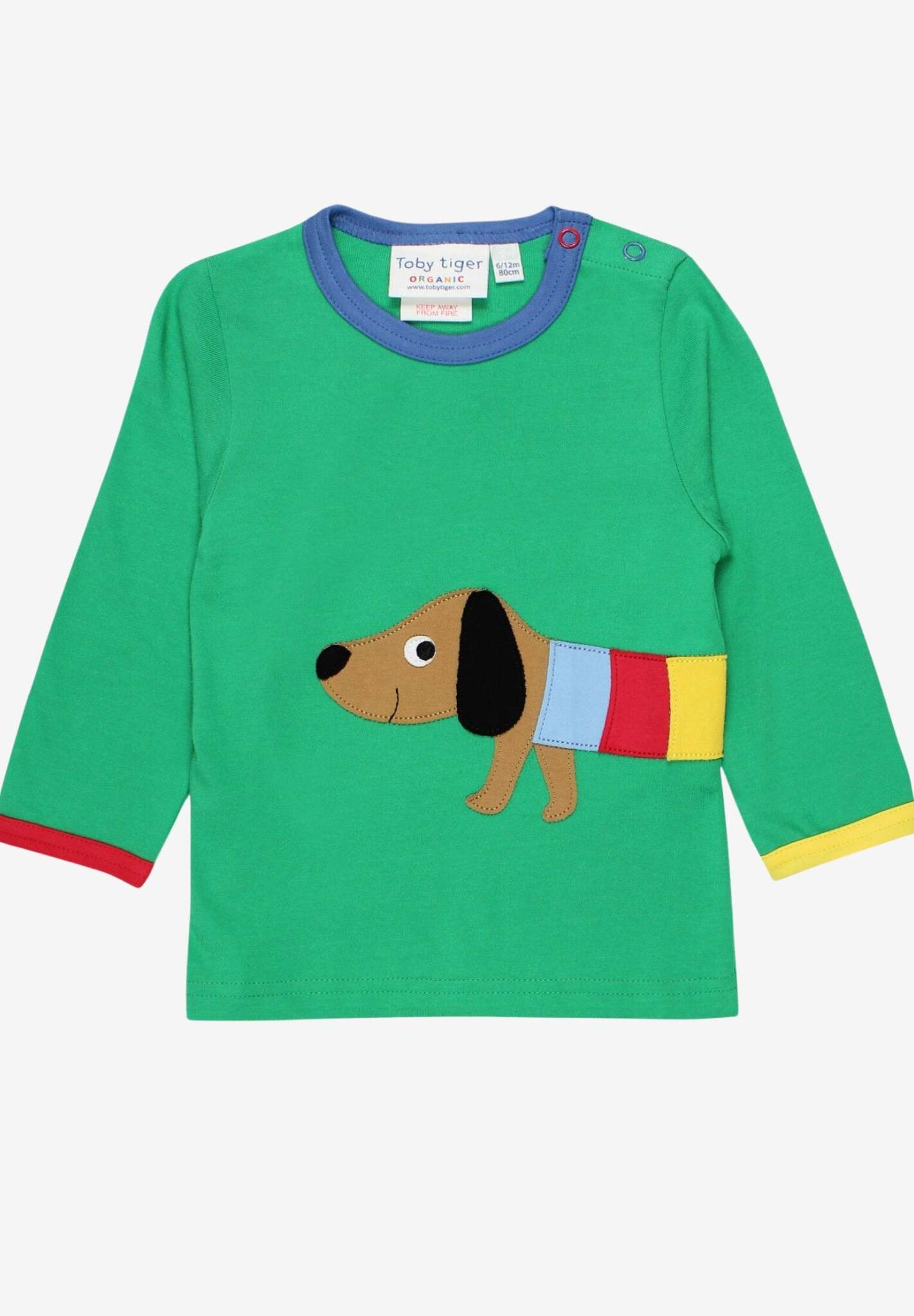 Langarmshirt mit Dachshund - Applikation - Toby Tiger GmbH