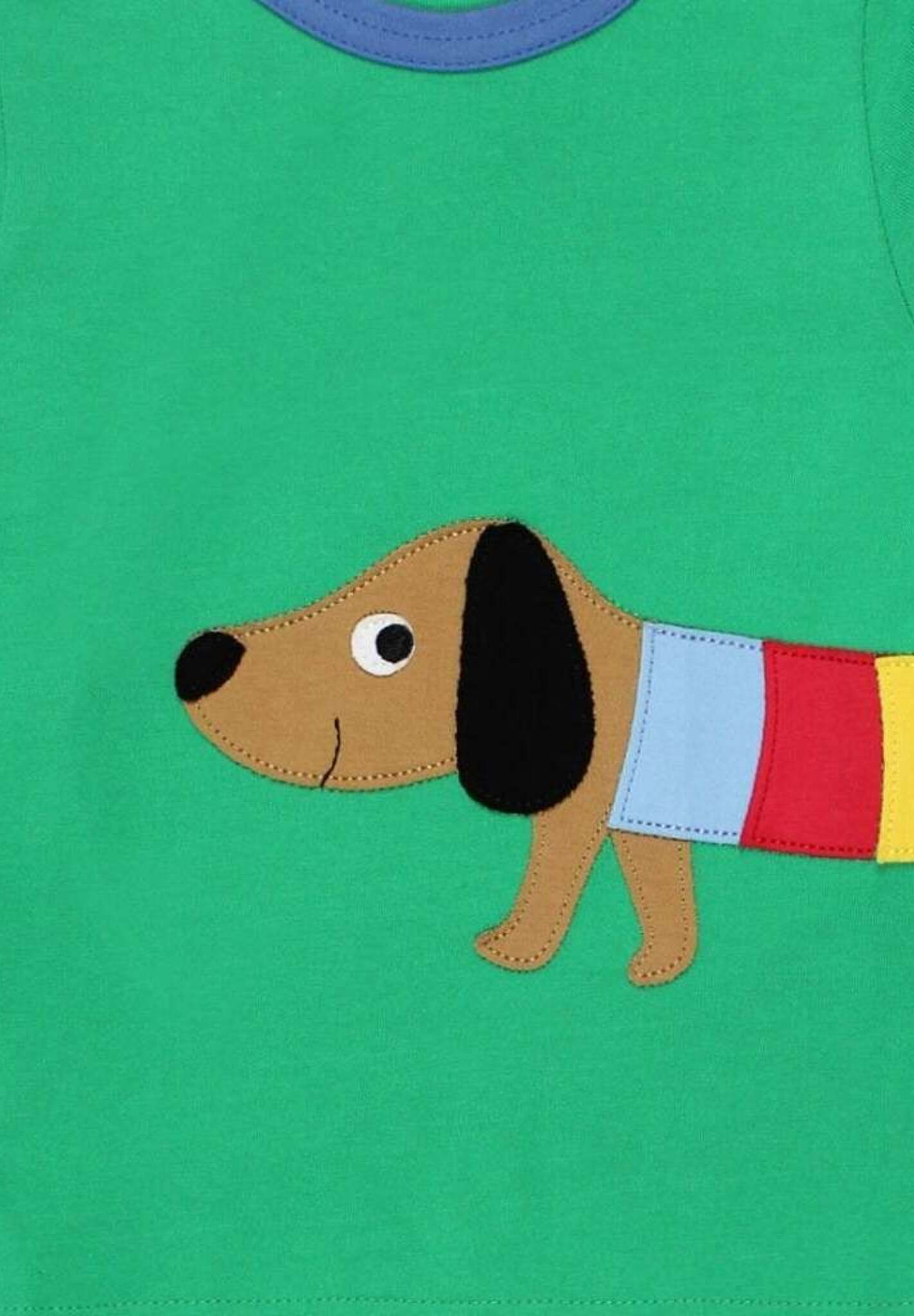 Langarmshirt mit Dachshund - Applikation - Toby Tiger GmbH