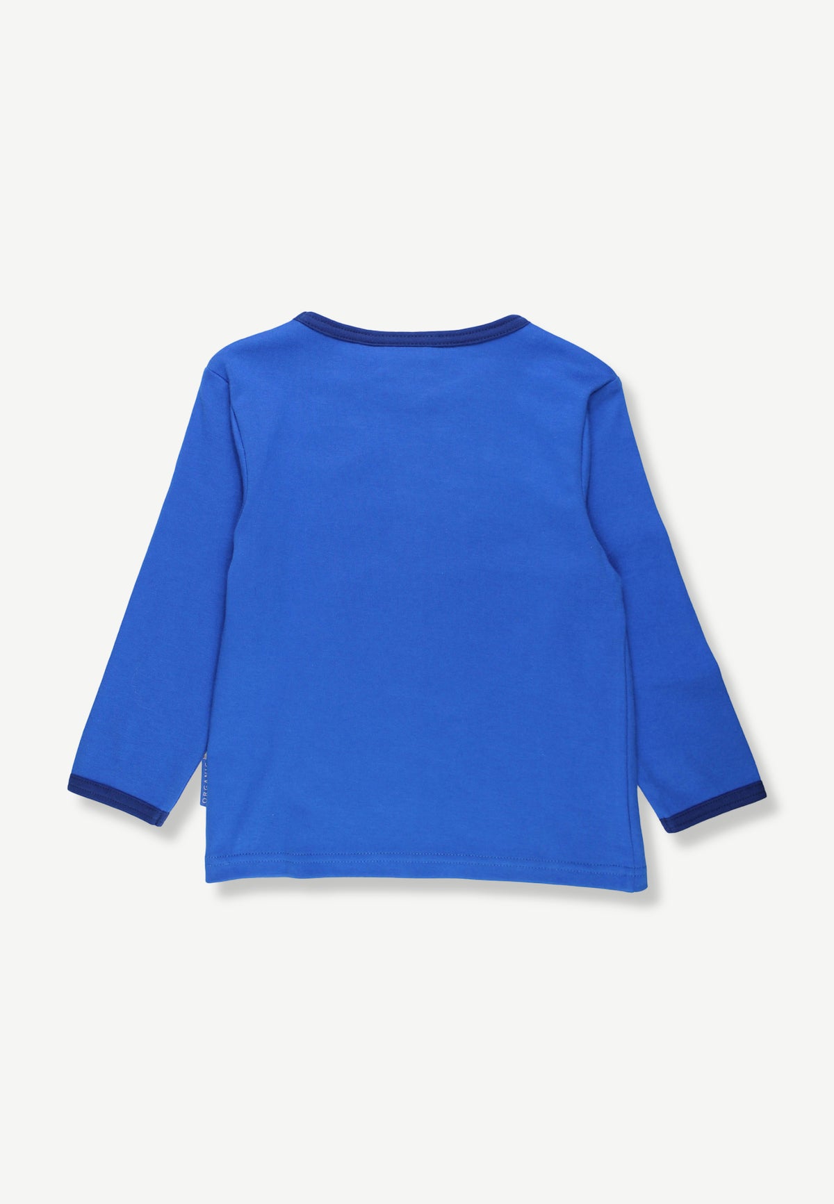 Organic Cotton Kids' Long-Sleeve Shirt with Dog Appliqué
