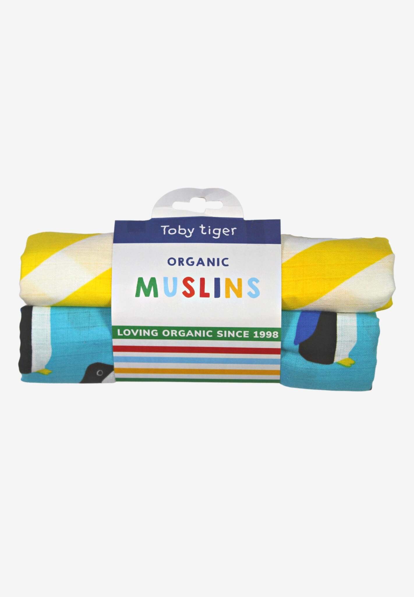 Bio Baumwoll - Mulltücher 2er Pack mit Arktis - Druck - Toby Tiger GmbH