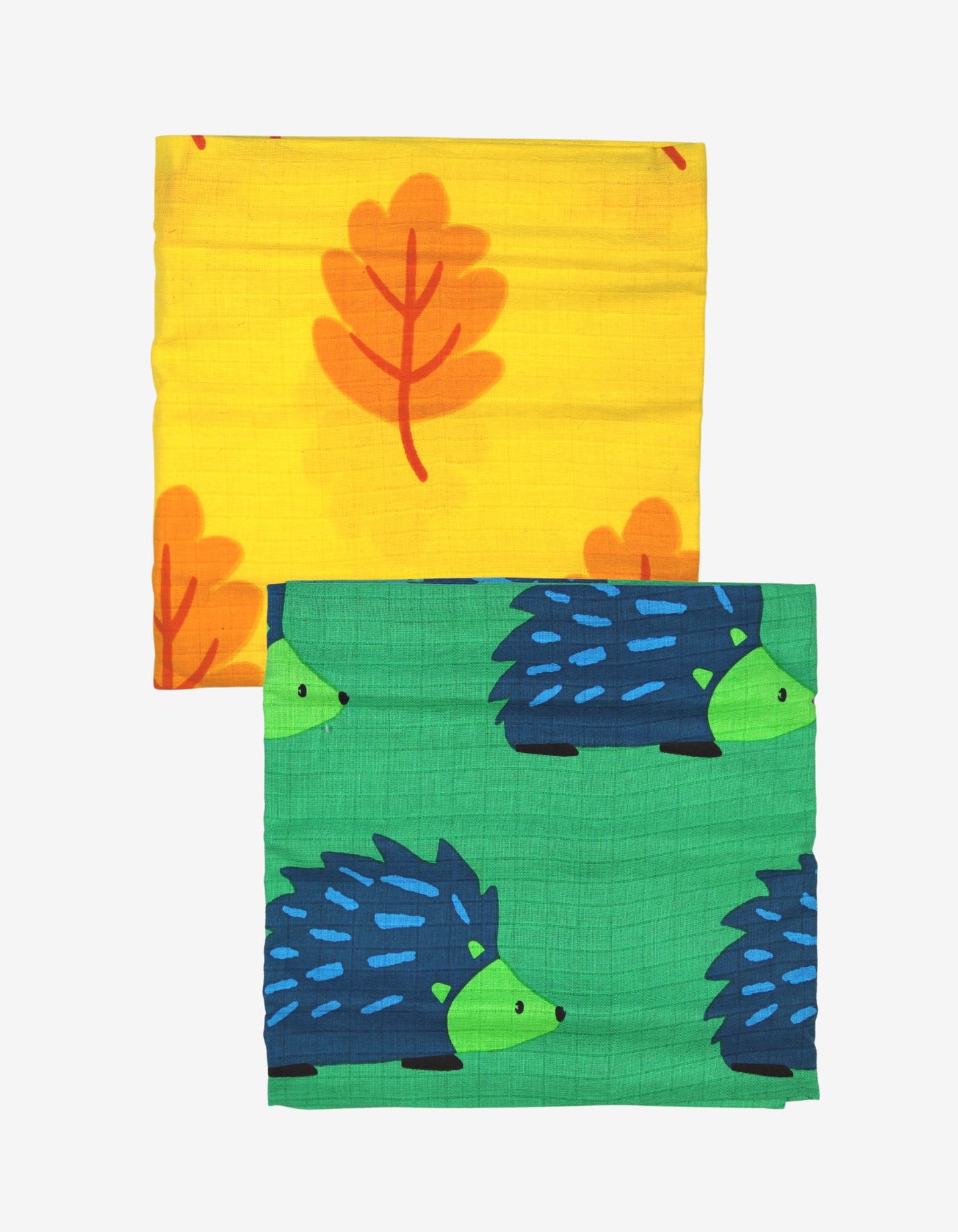 Bio Baumwoll - Mulltücher 2er Pack mit Herbstmotiv - Toby Tiger GmbH Retail