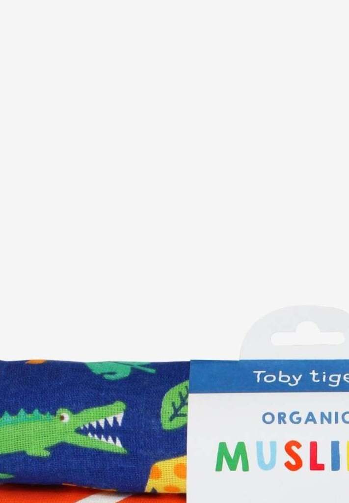 Mullwindeln aus Bio Baumwolle im Doppelpack mit Dschungel Print - Toby Tiger GmbH