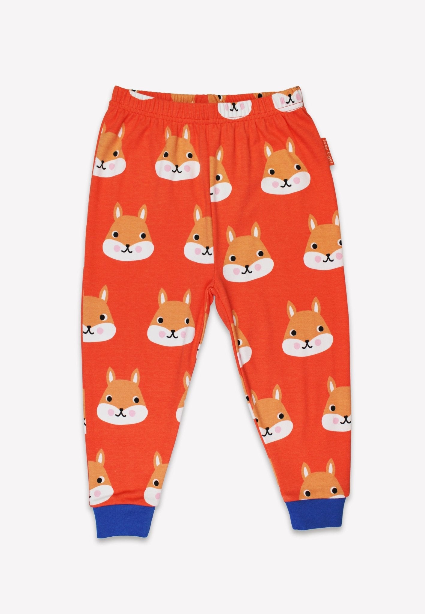Bio - Baumwoll Kinder Schlafanzug mit Eichhörnchen - Druck - Toby Tiger GmbH