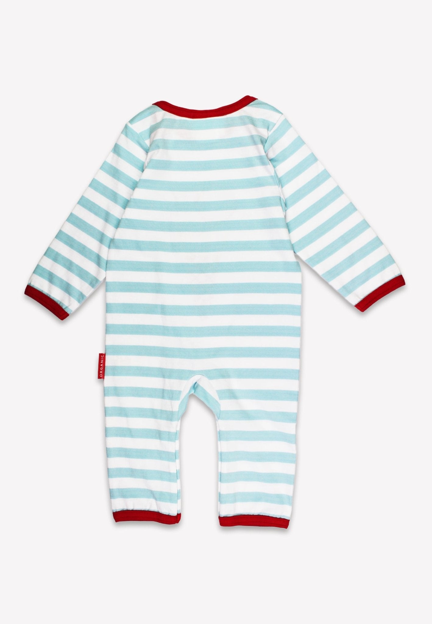 Bio - Baumwoll Baby Strampler mit Eiswaffel - Applikation - Toby Tiger GmbH