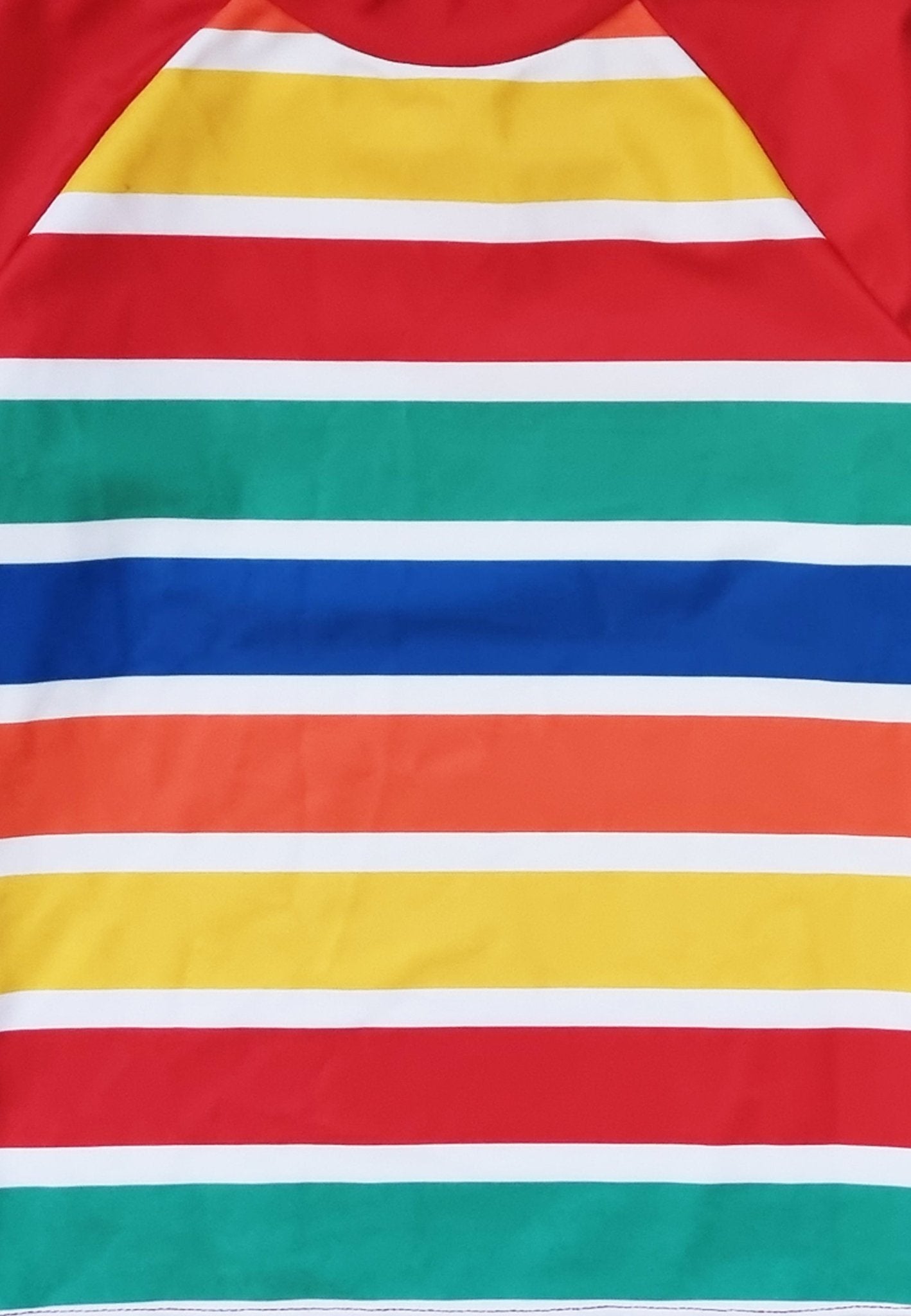Kinder Badeshirt langarm mit Happy Streifen, UV - Schutz UPF 50+ - Toby Tiger GmbH