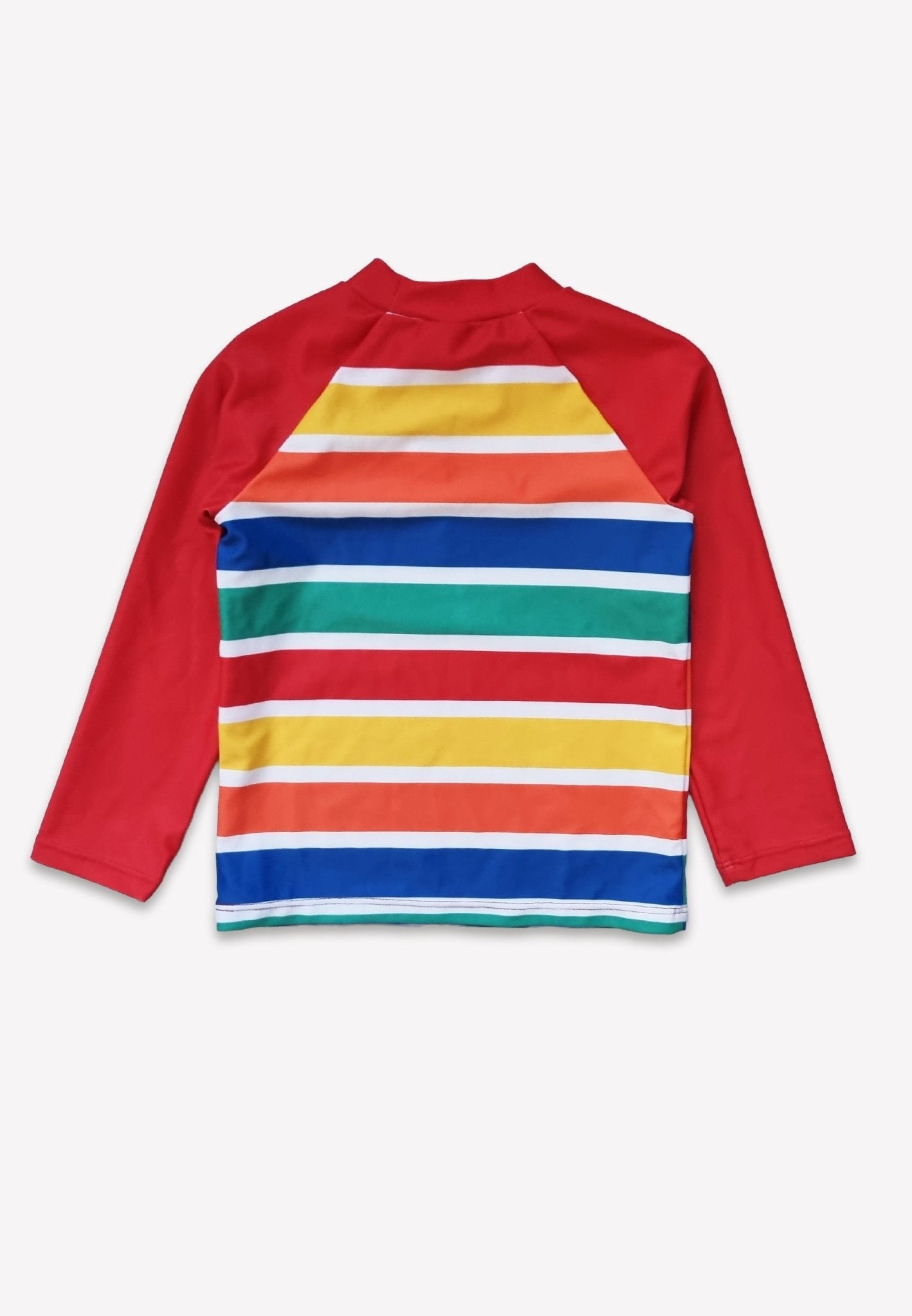 Kinder Badeshirt langarm mit Happy Streifen, UV - Schutz UPF 50+ - Toby Tiger GmbH