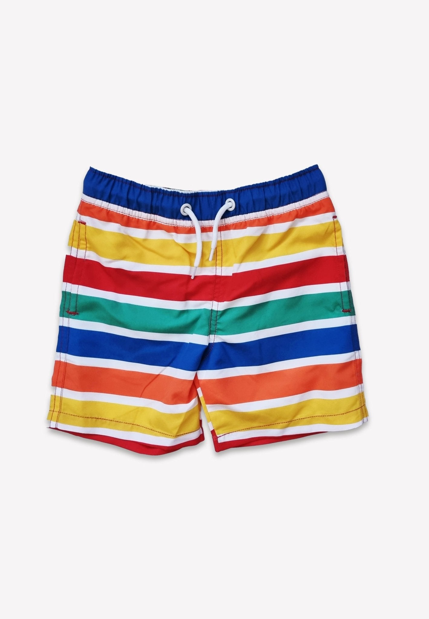 Kinder Schwimmshorts mit Happy Streifen, UV - Schutz UPF 50+ - Toby Tiger GmbH