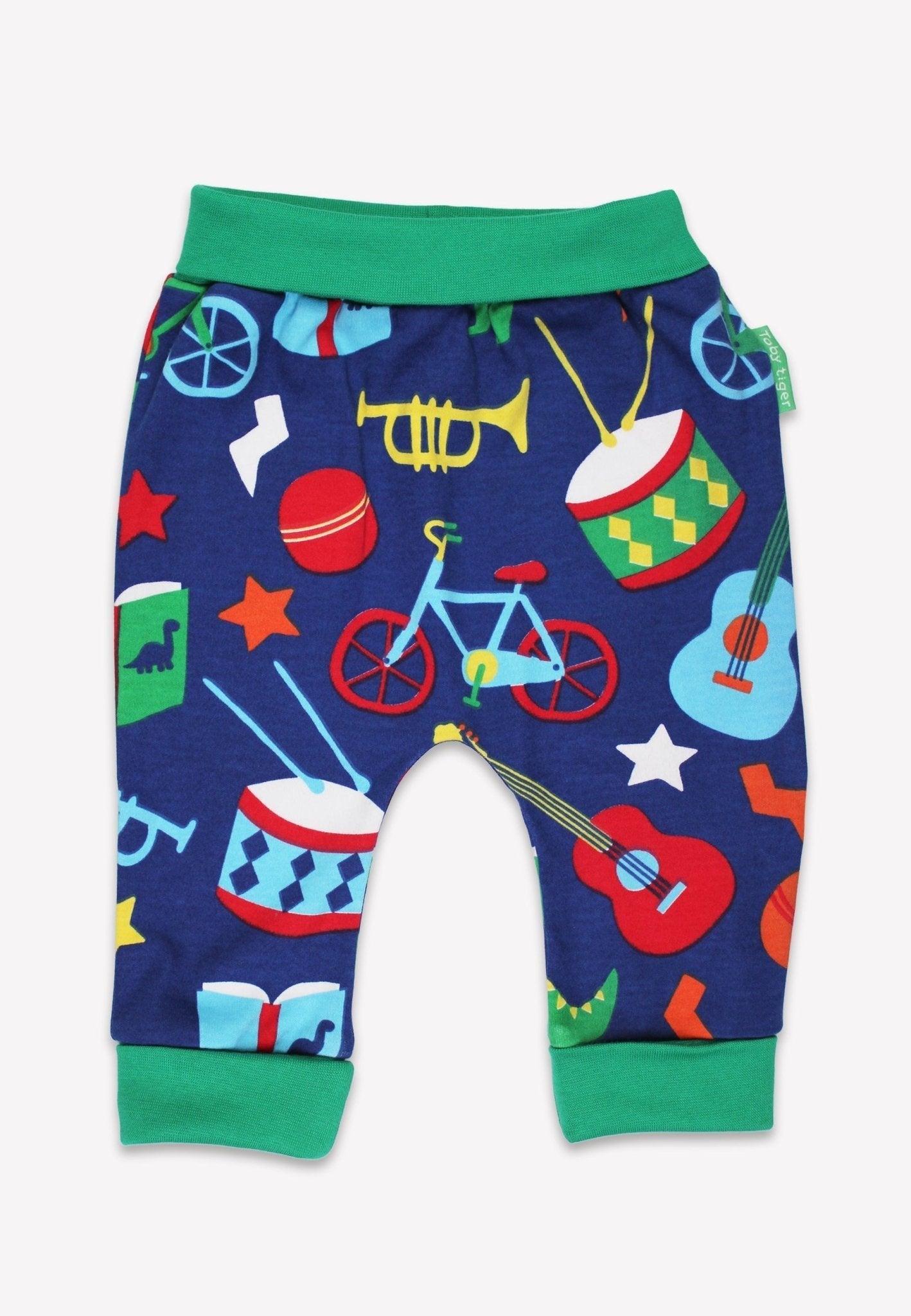 Bio - Baumwoll Kinder Schlupfhose mit Geschenke - Druck - Toby Tiger GmbH
