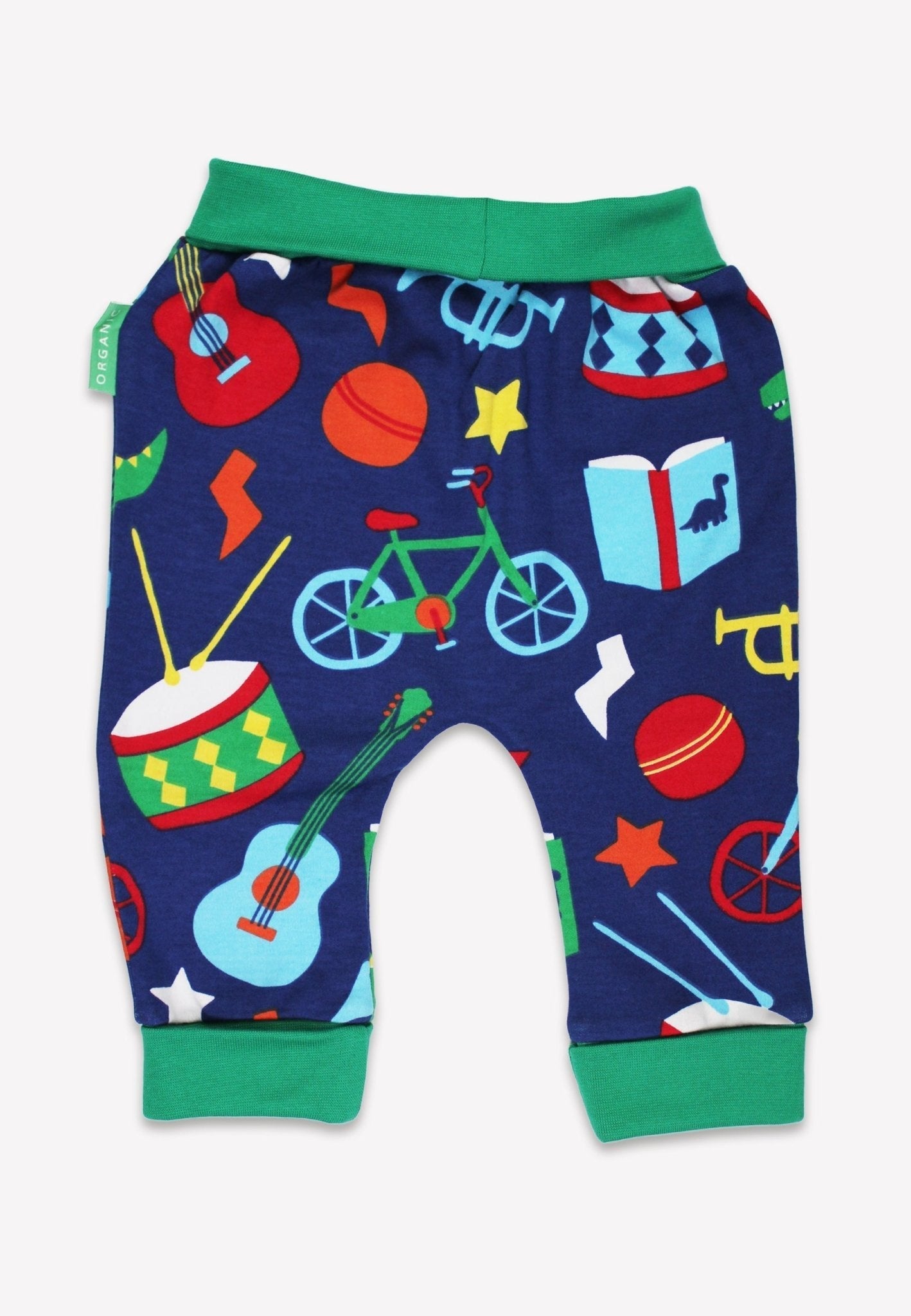 Bio - Baumwoll Kinder Schlupfhose mit Geschenke - Druck - Toby Tiger GmbH