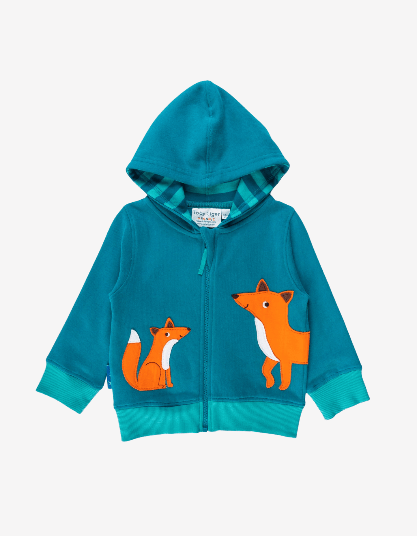 Bio Baumwoll - Hoodie mit Fuchs Applikationen - Toby Tiger GmbH