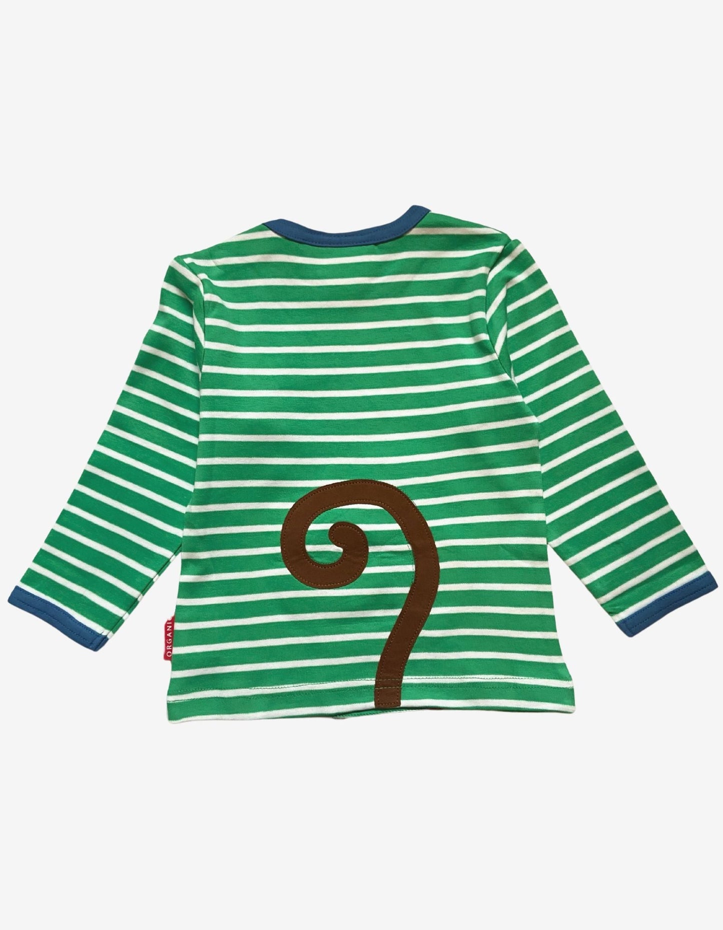 Bio Baumwoll - Langarmshirt mit "Affen" Applikationen - Toby Tiger GmbH