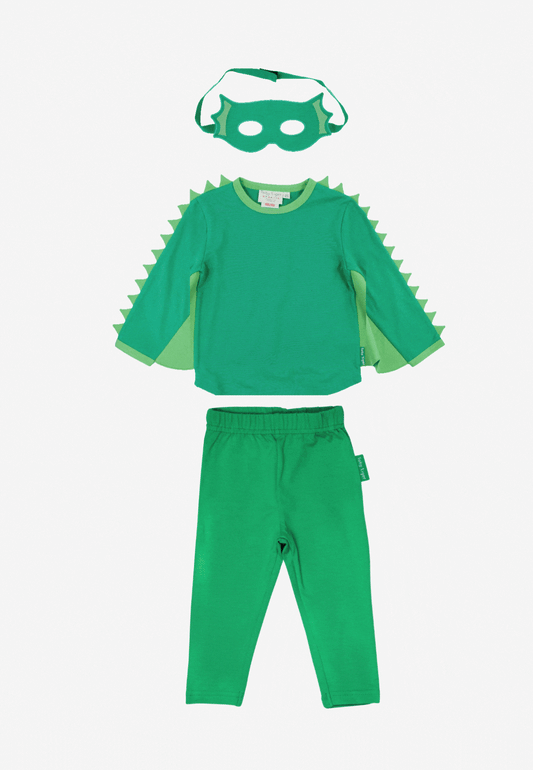 Bio-Baumwoll Kinder Verkleidungsset, Drache mit leggings