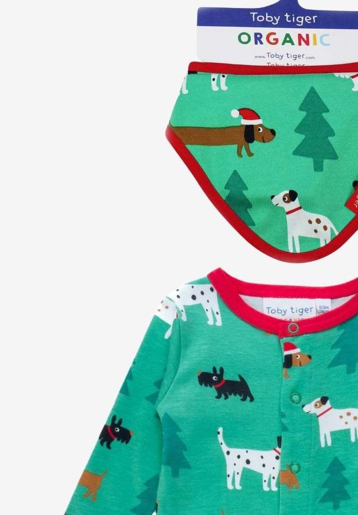 Bio Baumwolle "Christmas Dog" Baby Bundle - Toby Tiger GmbH