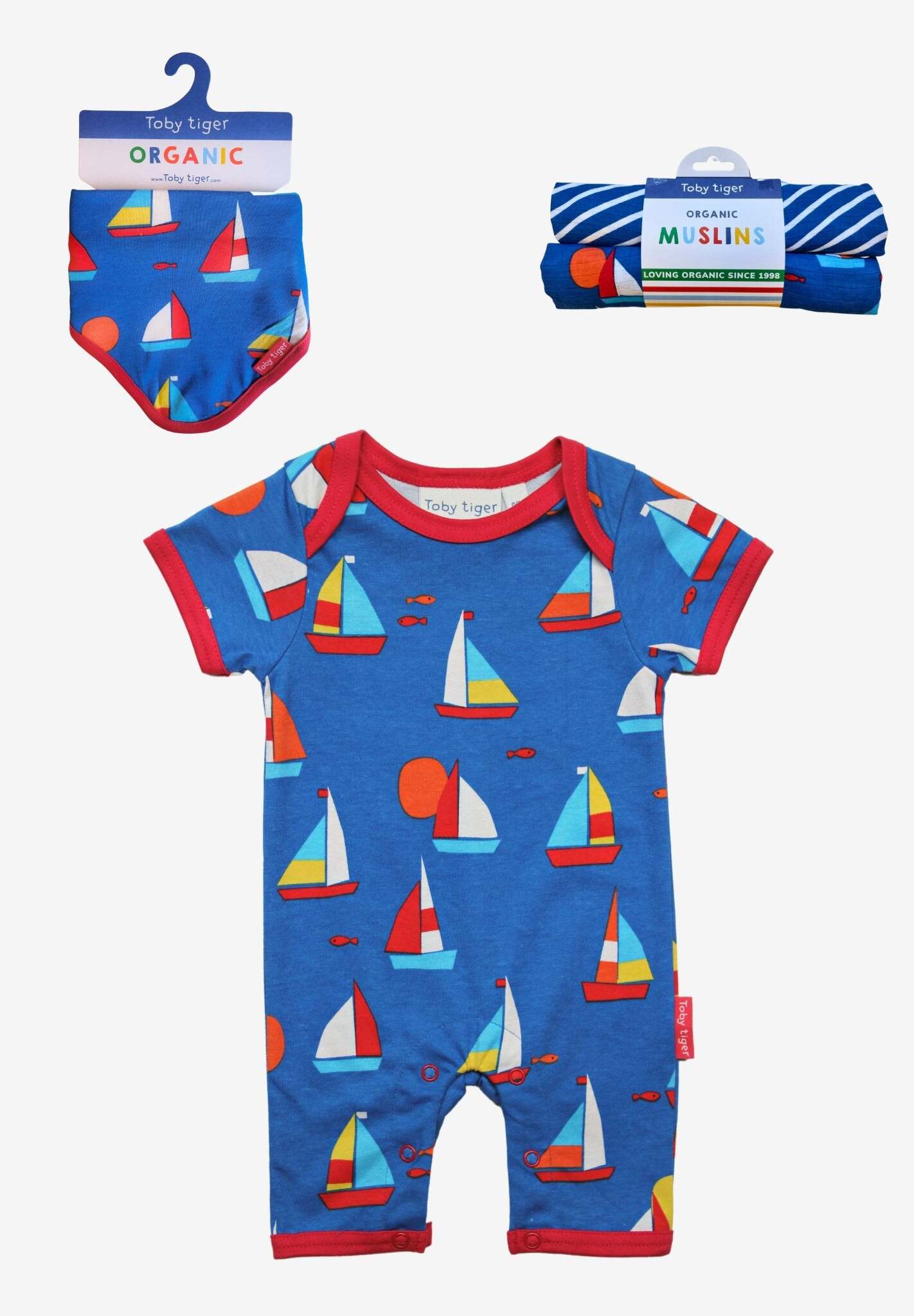 Bio - Baumwolle Segelboot Baby Bundle - Toby Tiger GmbH