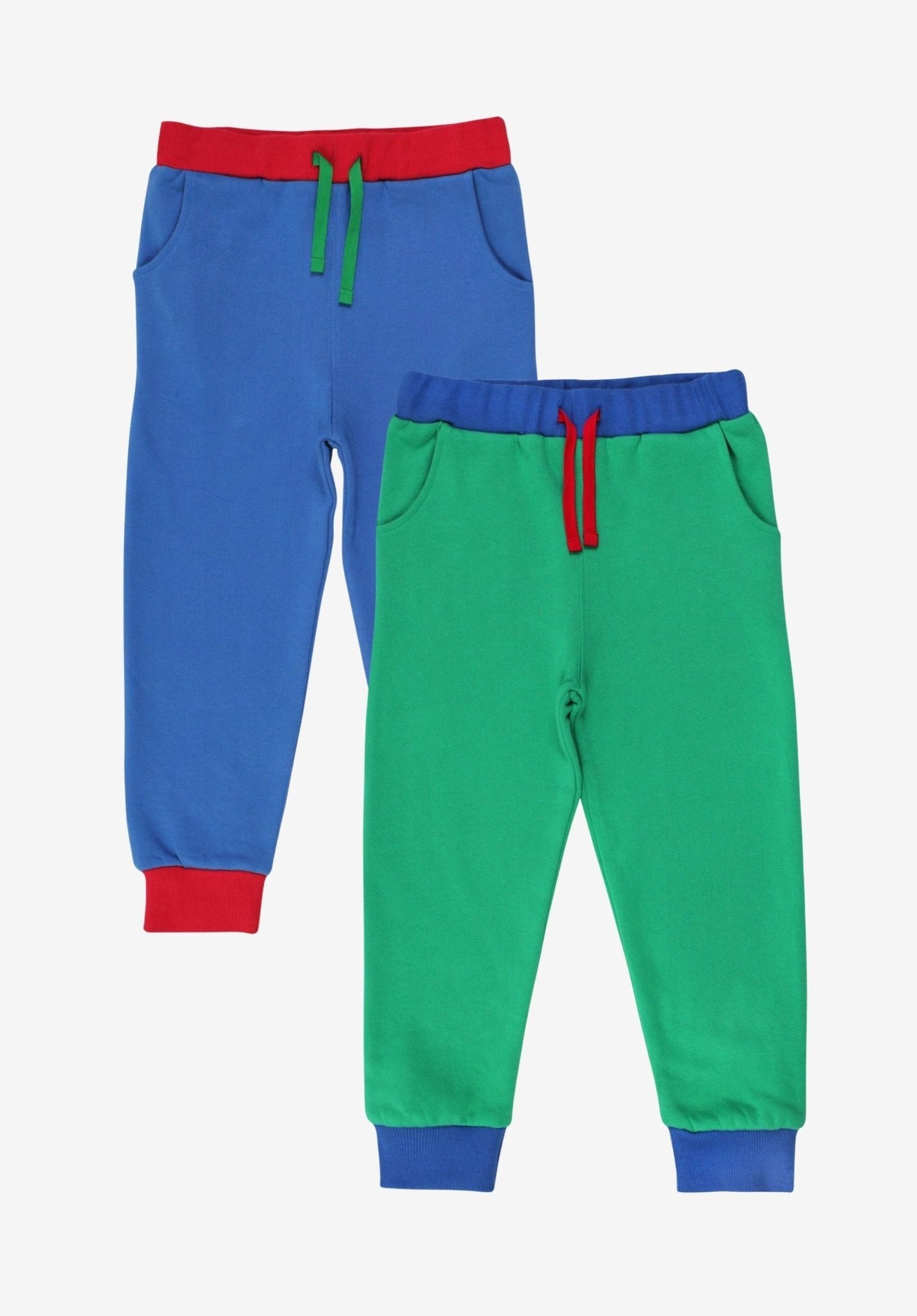 Bio - Sweathosen - Set für Kinder – Blau & Grün - Toby Tiger GmbH