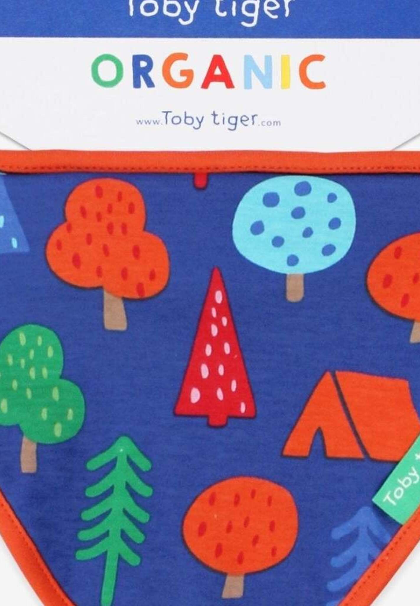 Bio Baby - Tuch mit Camping Bär Druck - Toby Tiger GmbH