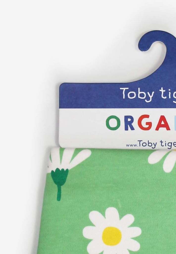 Bio Baby - Tuch mit Gänseblümchen Druck - Toby Tiger GmbH