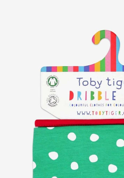 Bio Baby - Tuch mit grünen Punkten - Toby Tiger GmbH