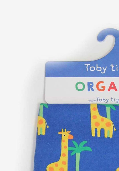 Dreieckstuch, Lätzchen aus Bio Baumwolle mit Giraffen Print - Toby Tiger GmbH