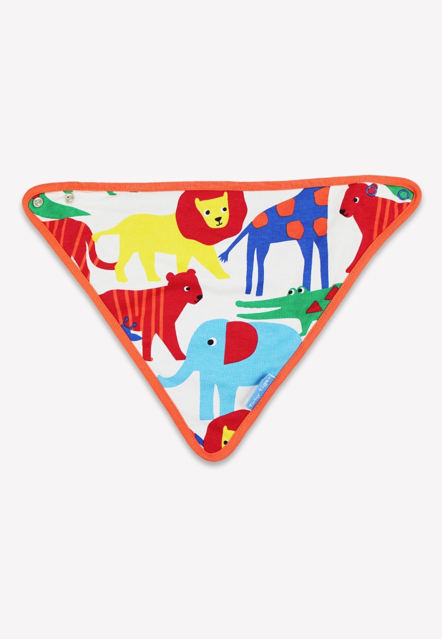 Bio - Baumwoll Baby Tuch mit Safari - Druck - Toby Tiger GmbH