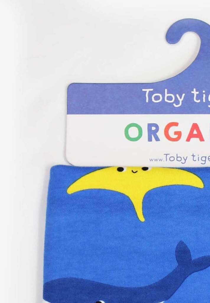 Dreiekstuch Lätzchen mit Meerestiere Print aus Bio Baumwolle - Toby Tiger GmbH