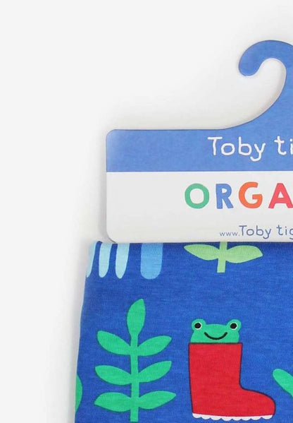 Baby Lätzchen, saugstark aus Bio Baumwolle mit Gemüsegarten Print - Toby Tiger GmbH