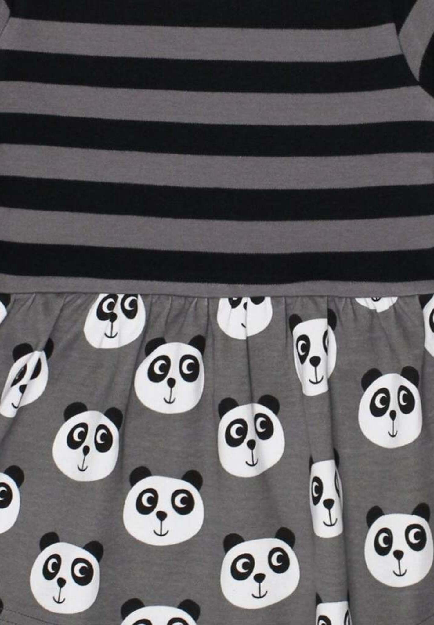 Bio Kleid mit Panda - Muster - Toby Tiger GmbH