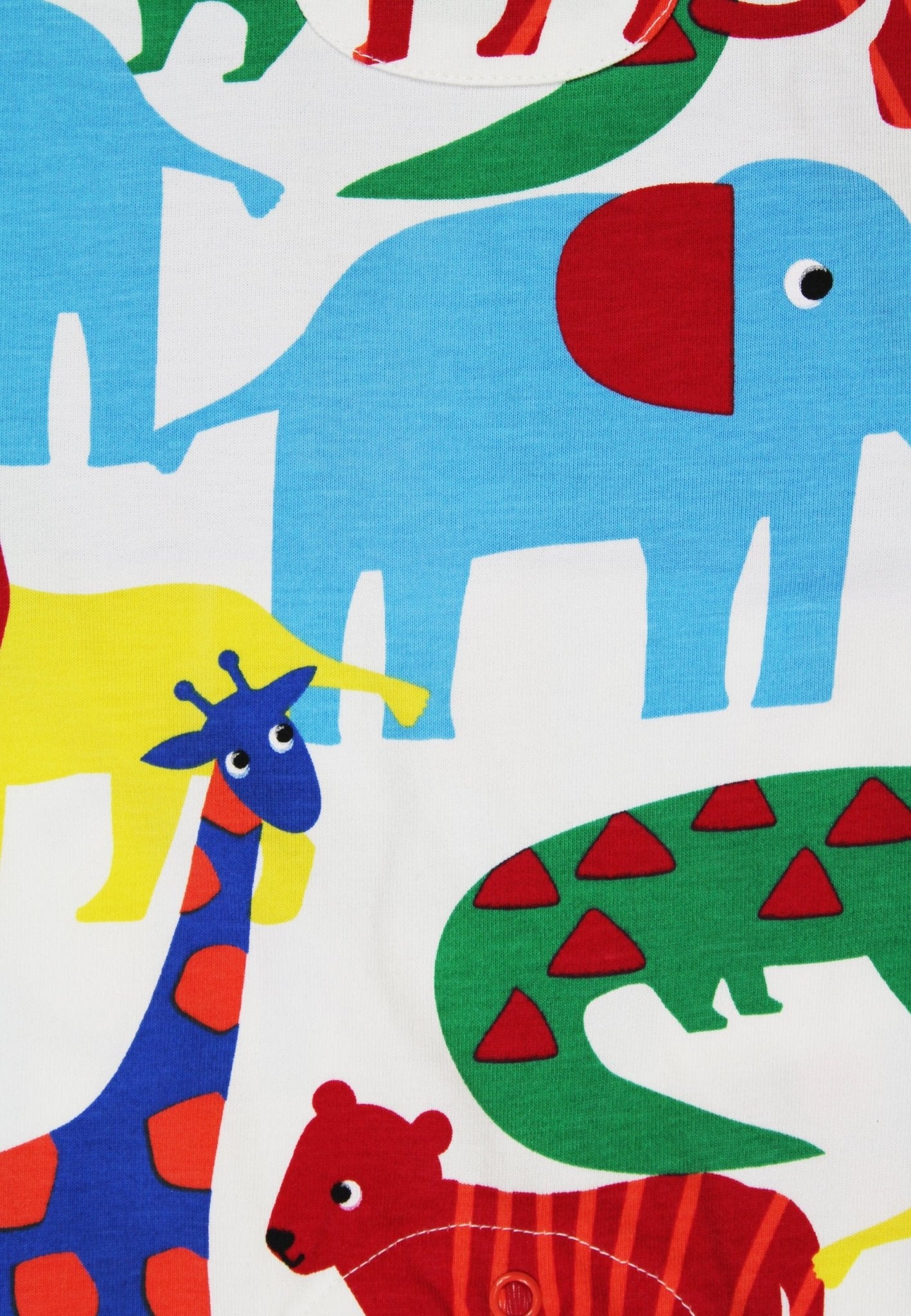 Bio - Baumwoll Kinder Latzhose mit Safari - Druck - Toby Tiger GmbH