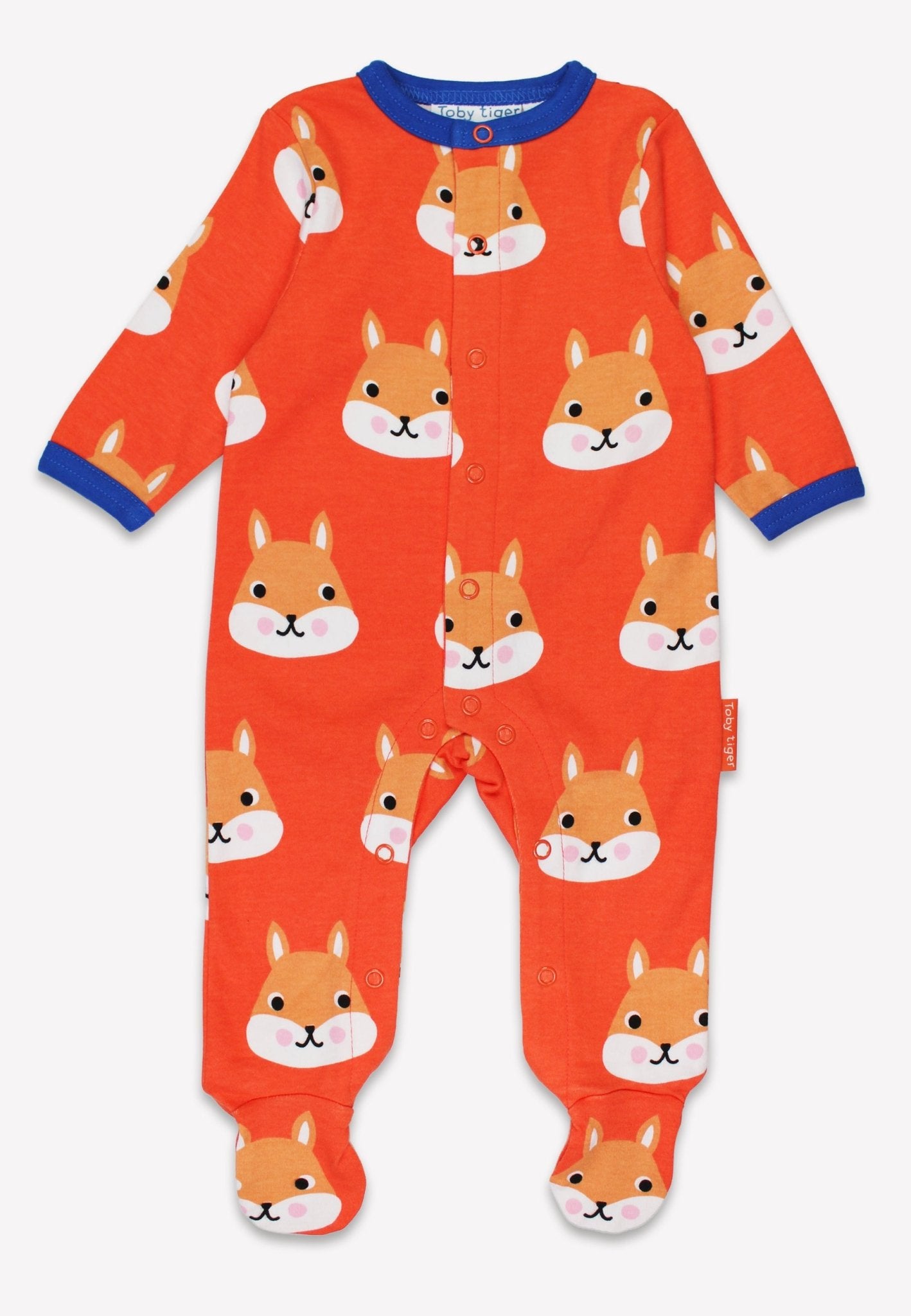 Bio-Baumwoll Baby Geschenkset mit Eichhörnchen-Druck