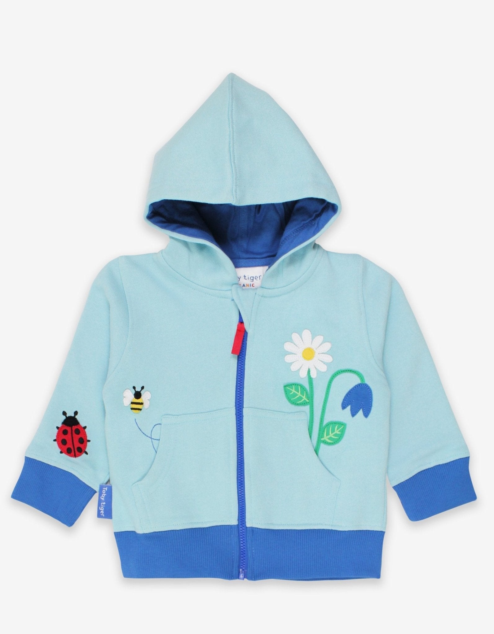 Hoodie aus Bio Baumwolle mit Marienkäfer Applikation - Toby Tiger GmbH Retail