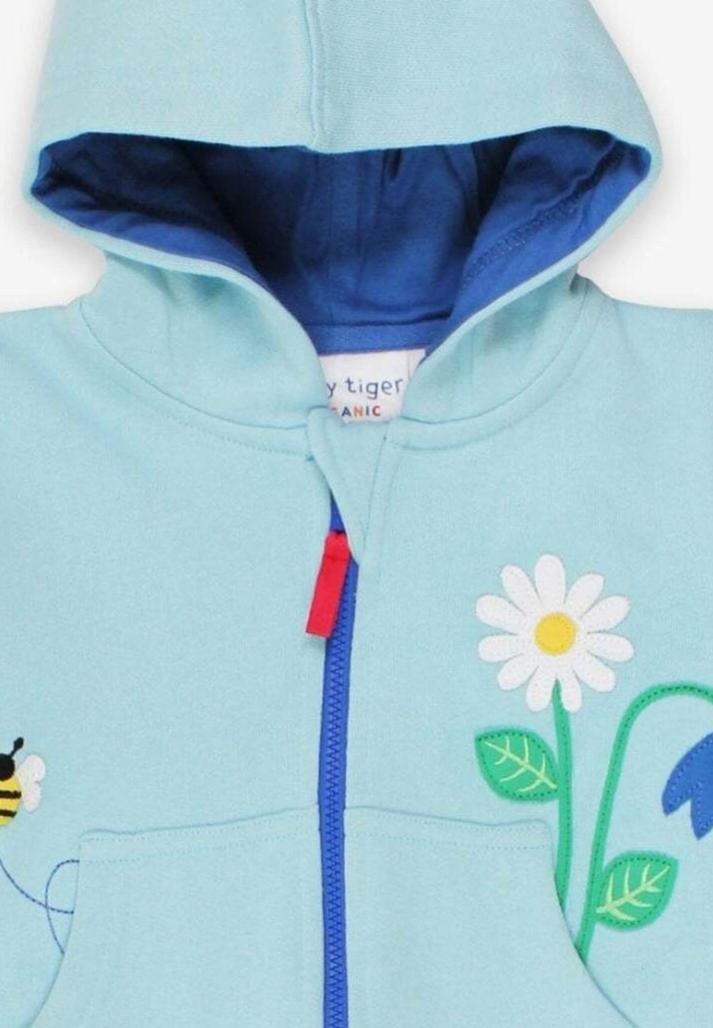 Hoodie aus Bio Baumwolle mit Marienkäfer Applikation - Toby Tiger GmbH