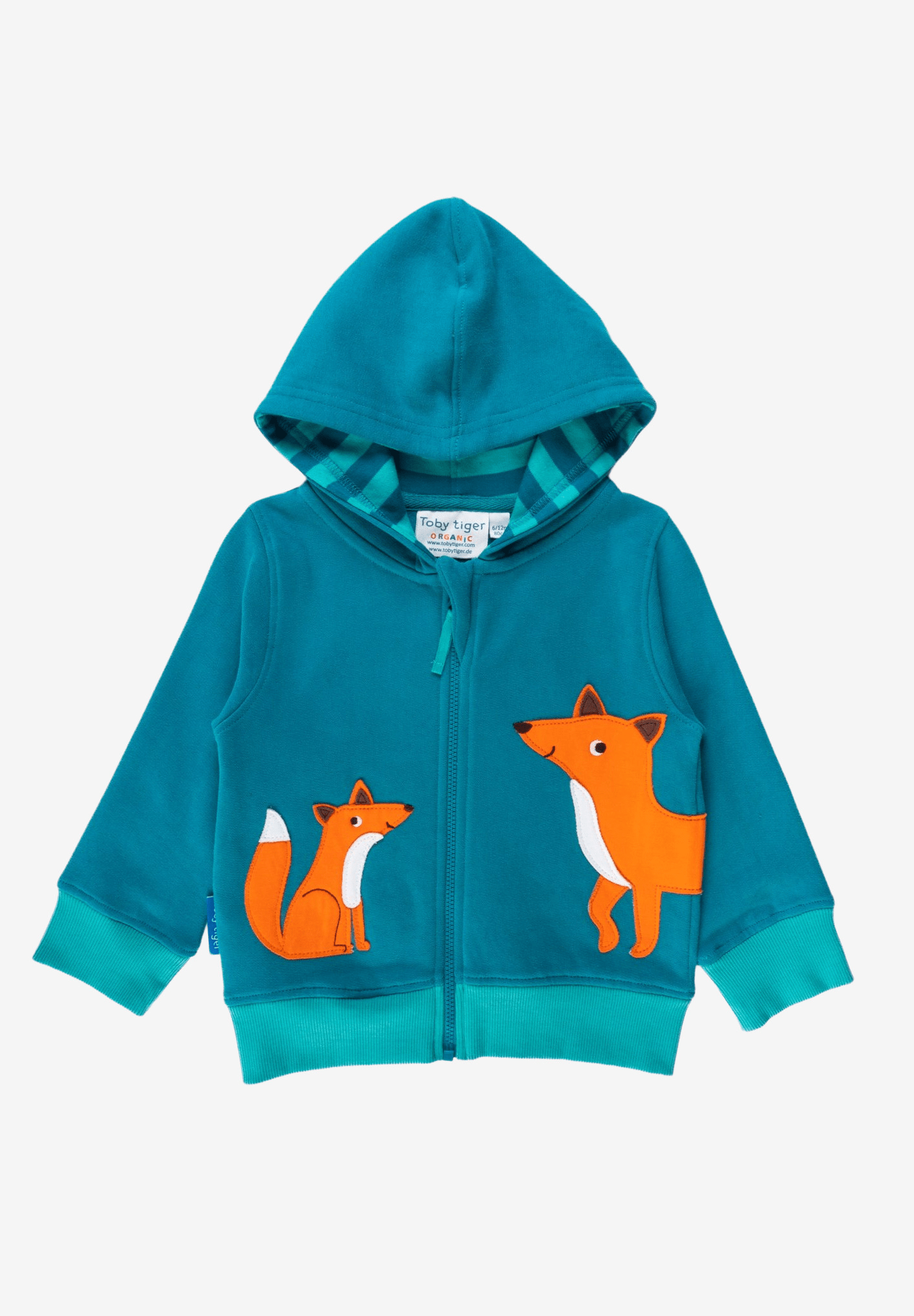 Bio Baumwoll - Hoodie mit Fuchs Applikationen - Toby Tiger GmbH