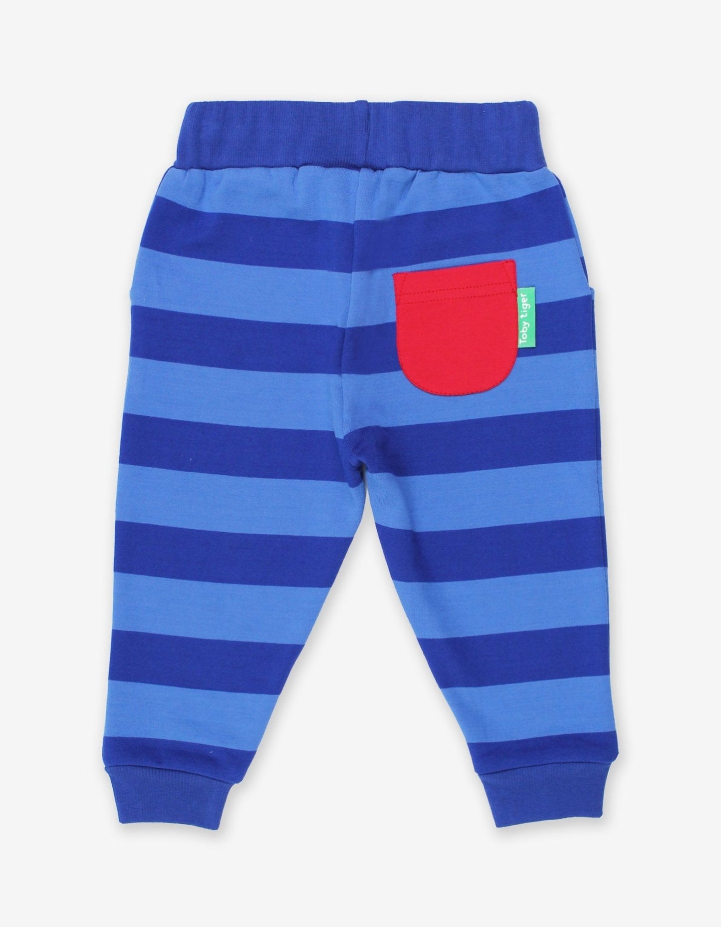 Gestreifte Babyhose aus Bio Baumwolle, blau gestreift - Toby Tiger GmbH Retail