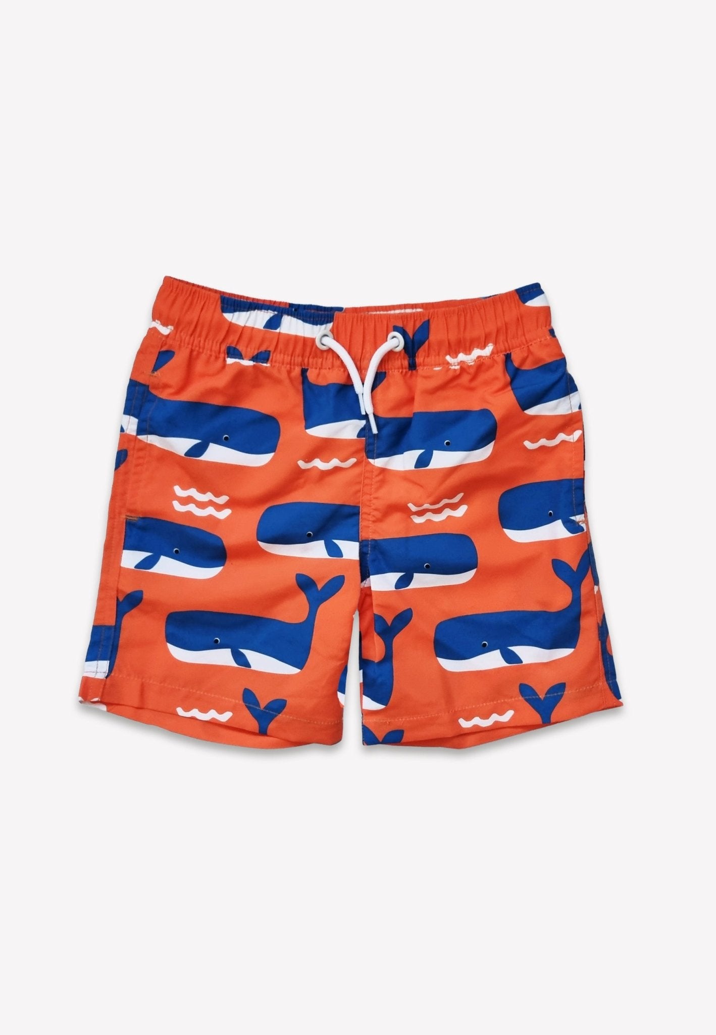 Kinder UV - Schutz - Badeshirt & Schwimmshorts mit Wal - und Wellen - Print - Toby Tiger GmbH