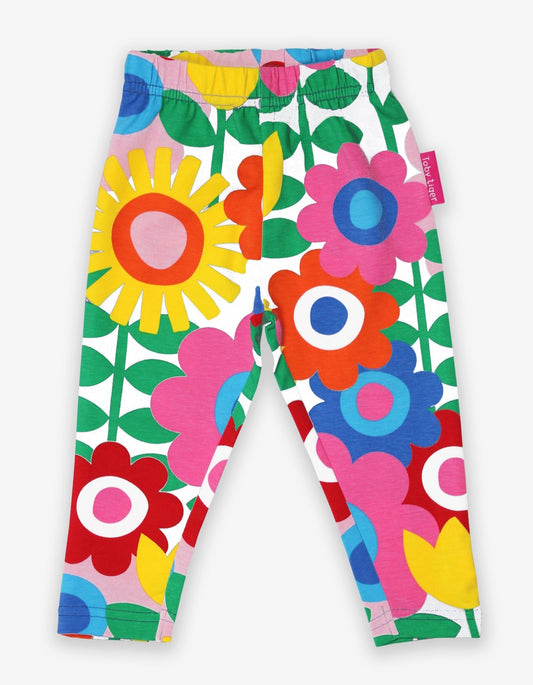 Bio - Leggings mit Blumen Allover - Toby Tiger GmbH Retail