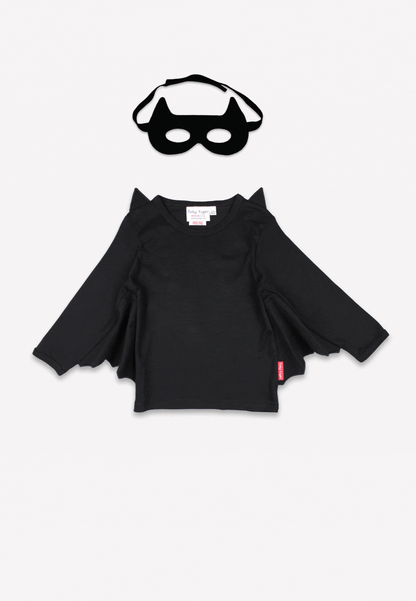 Bio-Baumwoll Kinder Verkleidungsset, Fledermaus