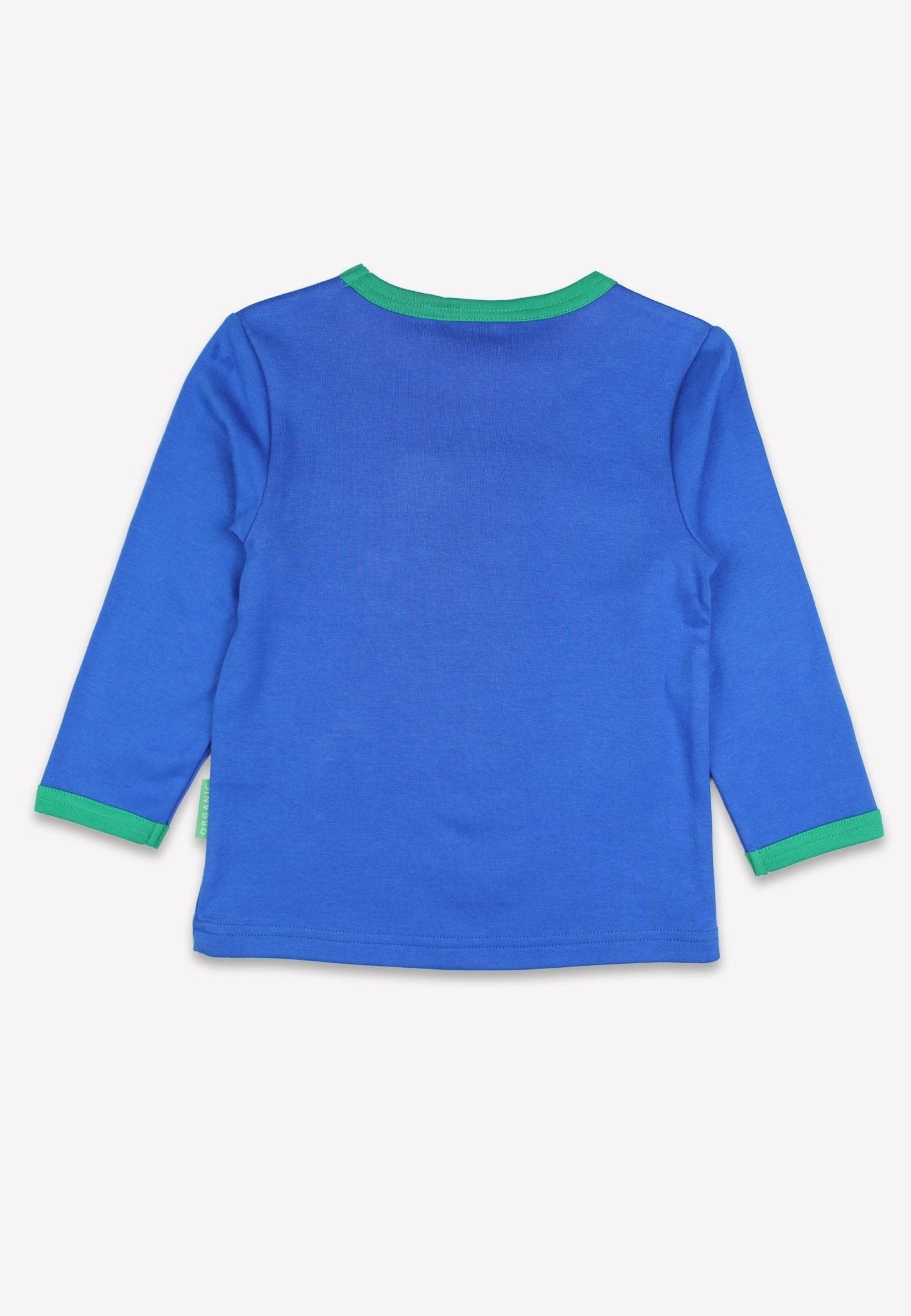 Bio-Baumwoll Kinder Langarmshirt mit Bären-Applikation
