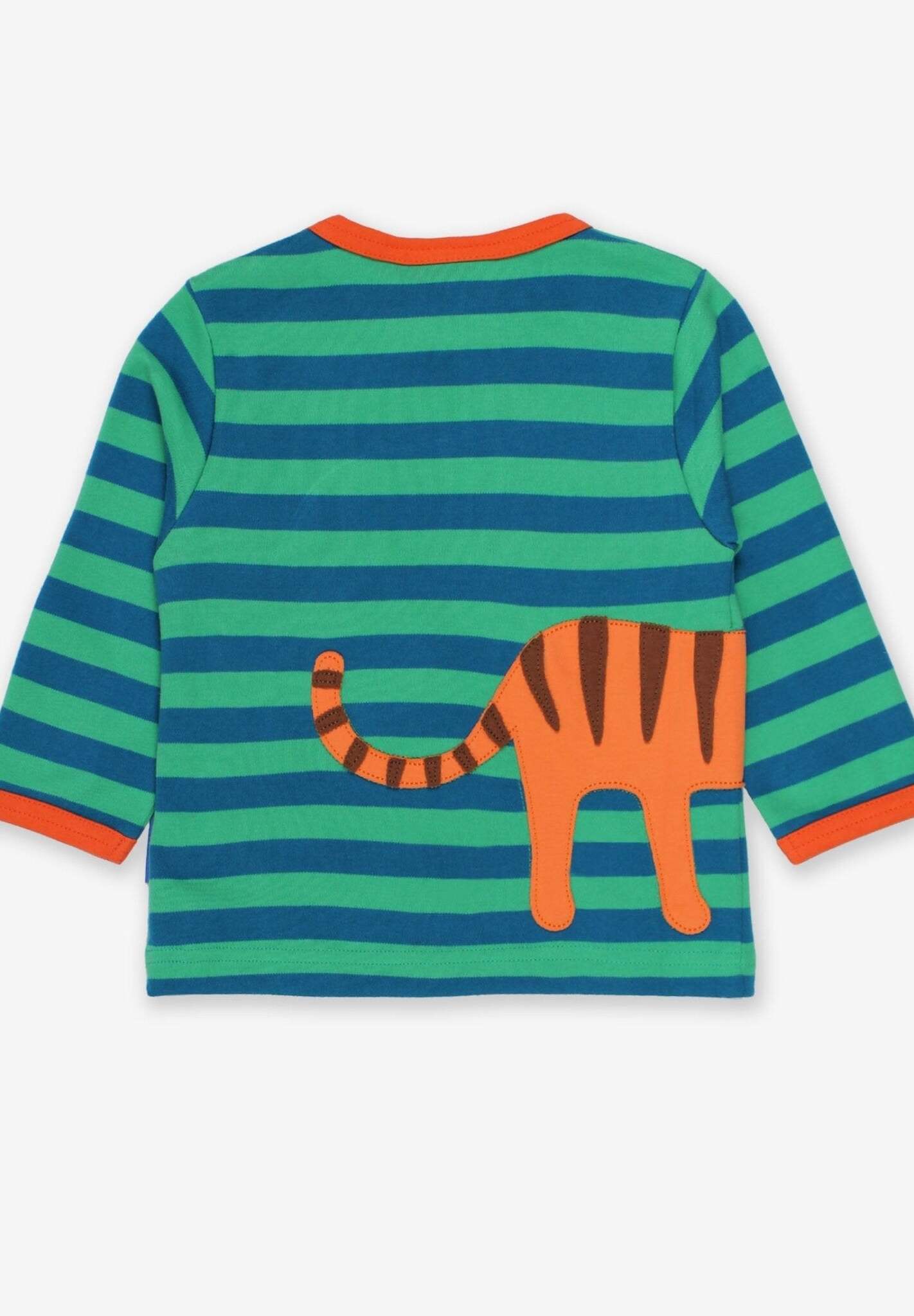 Langarmshirt mit Tiger Applikation aus Bio Baumwolle - Toby Tiger GmbH