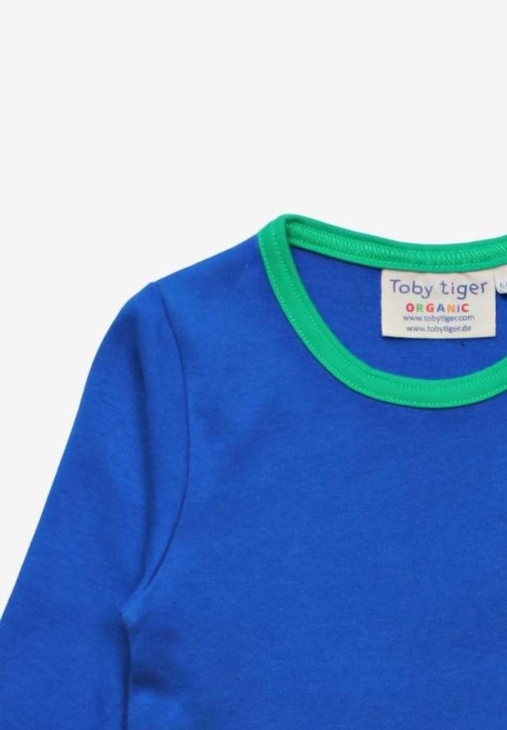 Bio Langarmshirt mit Bauernhof Applikationen - Toby Tiger GmbH