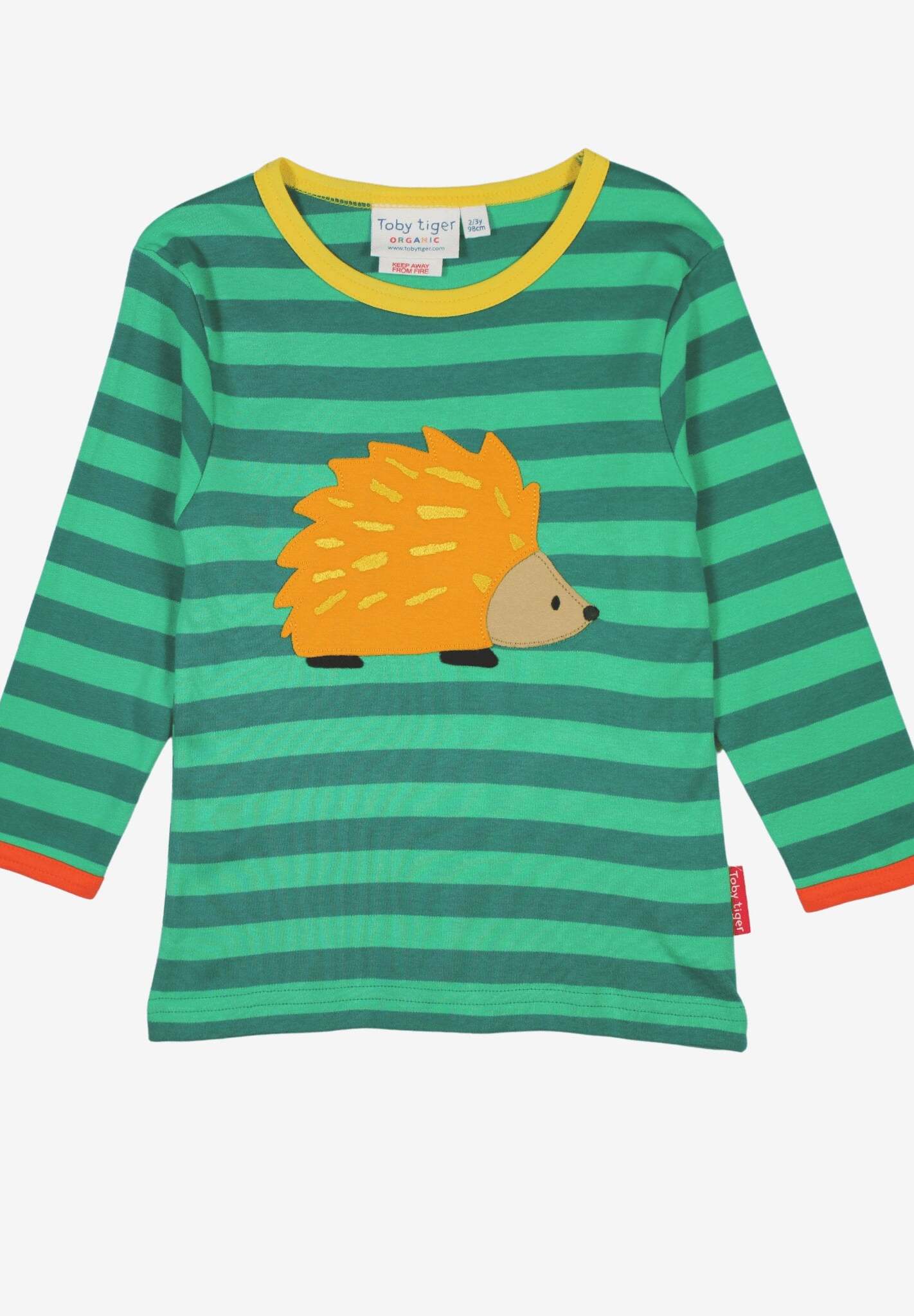 Bio Baumwoll - Langarmshirt mit Igel - Applikationen - Toby Tiger GmbH