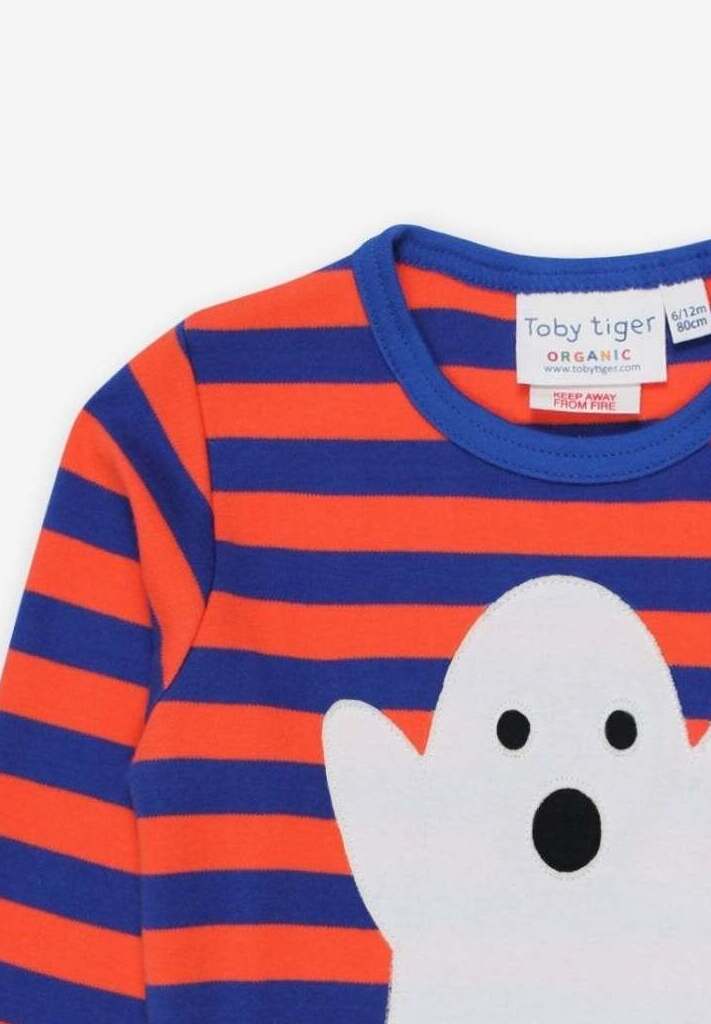 Langarmshirt mit Halloween Applikation aus Bio Baumwolle - Toby Tiger GmbH