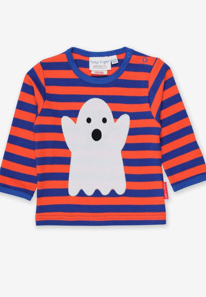 Langarmshirt mit Halloween Applikation aus Bio Baumwolle - Toby Tiger GmbH