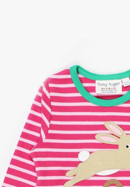 Langarmshirt, mit Hase - Applikation - Toby Tiger GmbH