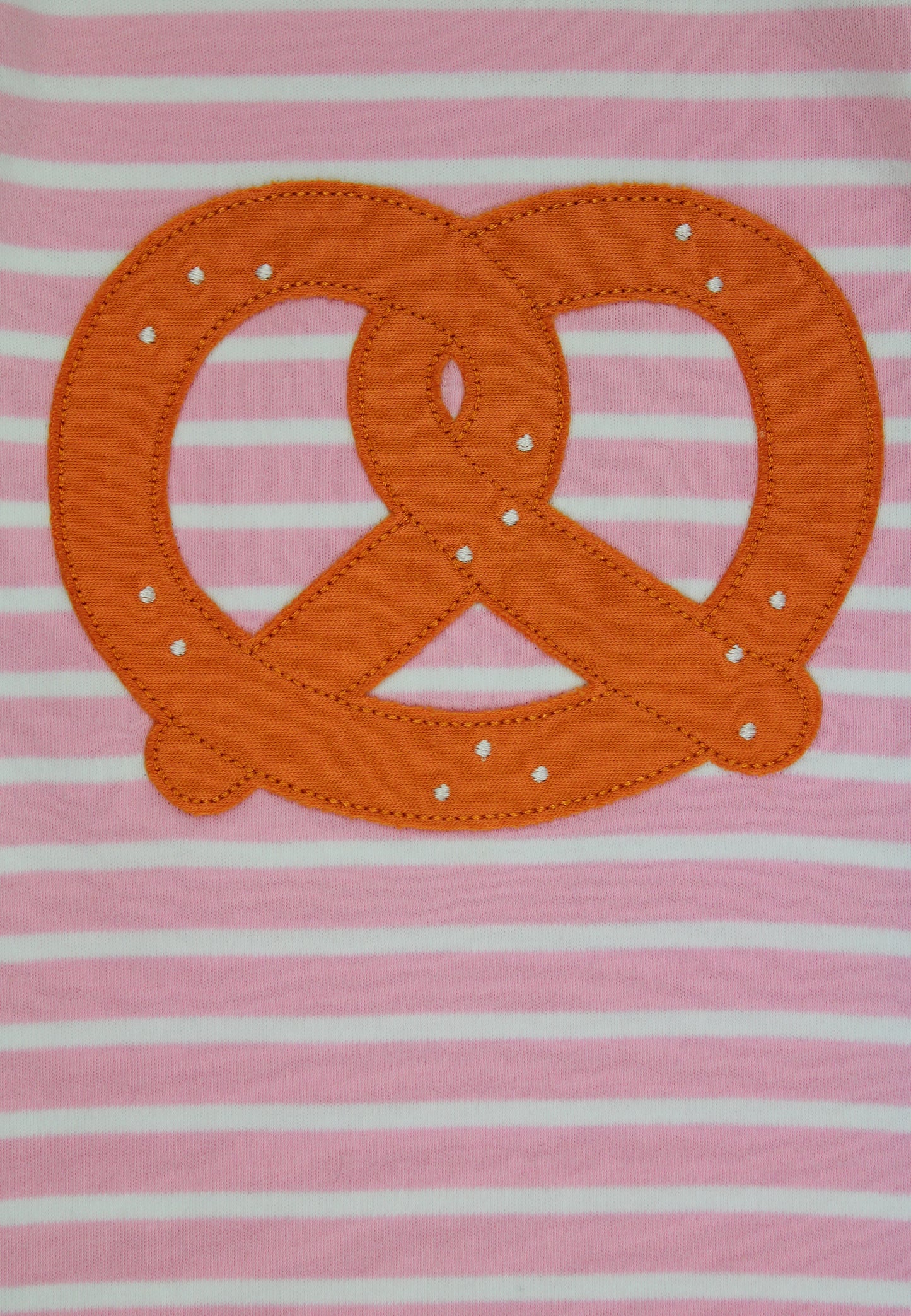 Bio-Baumwoll Kinder Shirt mit Brezel-Applikation